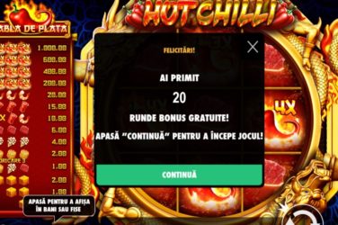 20 rotiri gratuite hot chilli