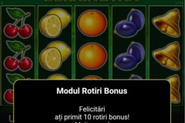 10 rotiri gratis burning hot