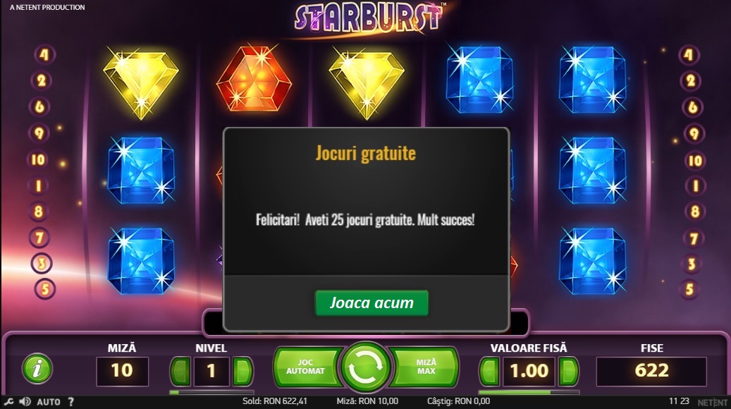 rotiri gratuite starburst