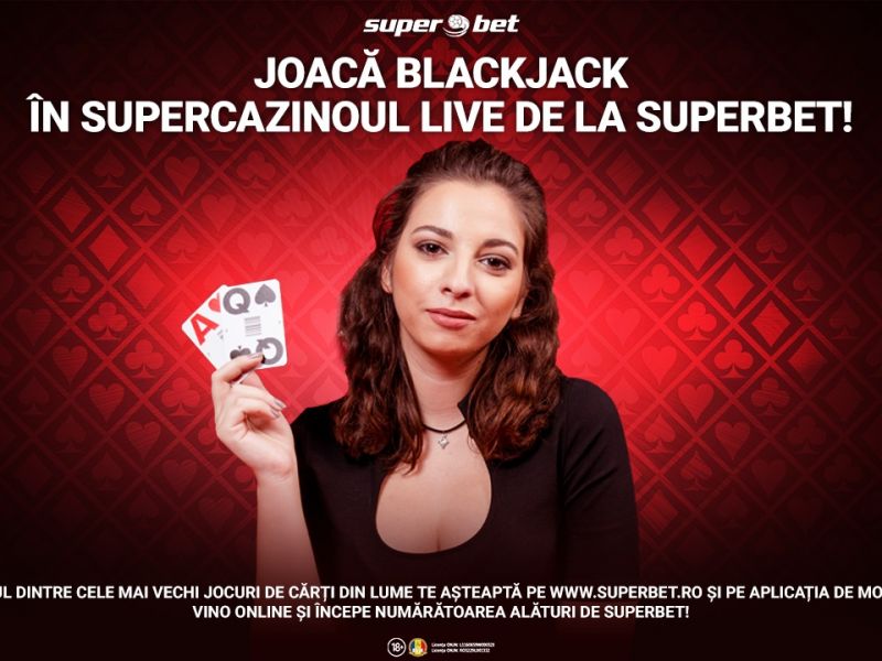 Castiga 50 RON bonus daca obtii un blackjack