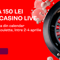 Pariaza la ruleta live si castiga un bonus de 50 RON pe zi
