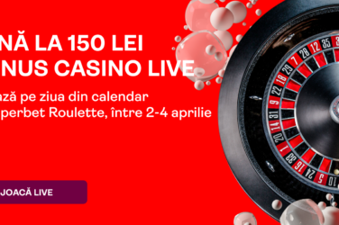 Castiga 50 RON bonus zilnic daca pariezi la ruleta live