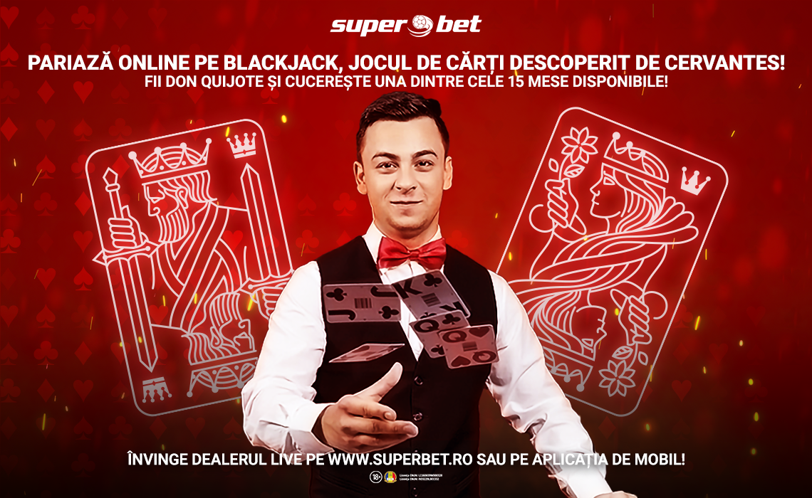 Castiga 100 lei bonus pariind in weekend la Blackjack Live