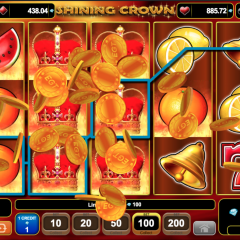Doar ASTAZI poti obtine 50 rotiri gratuite la Shining Crown